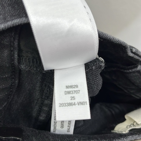 Madewell The Mid-Rise Perfect Vintage Jeans Clean black Wash size‎ 25 - Picture 7 of 12